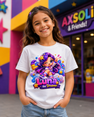 Luna the Dreamer™ Kids T-Shirt